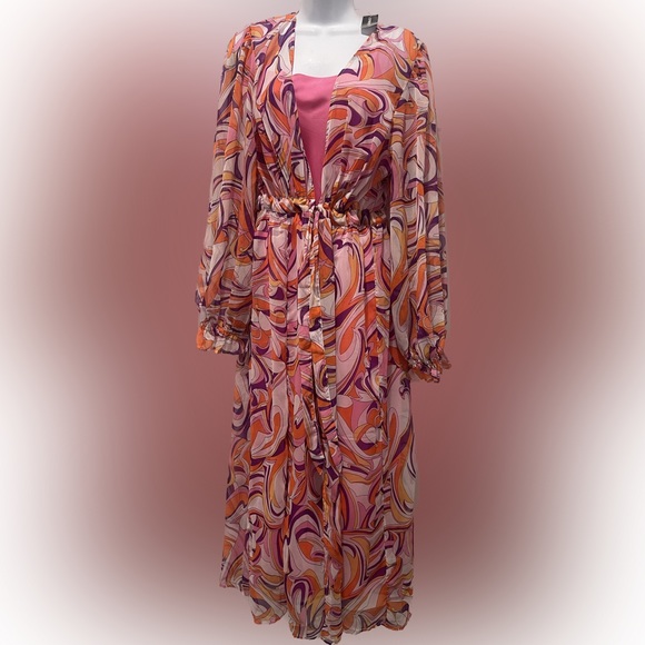 Express Dresses & Skirts - Slip dress & duster M/ Large